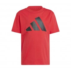ADIDAS LK BL TEE JN8007 ΠΑΙΔΙΚΗ ΒΑΜΒΑΚΕΡΗ ΜΠΛΟΥΖΑ T.Shirt UNISEX  ΚΟΚΚΙΝΗ